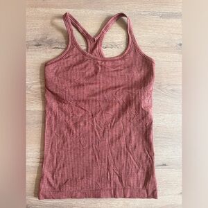 Brick red Lululemon workout tank Size S/M